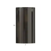 Светильник &laquo;Алисер&raquo; GU10 черный хром 7.5&times;7.5&times;13 см