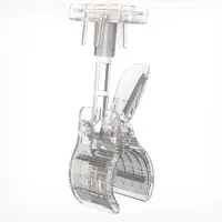 Держатель пластиковой рамки универсальный, 5.5&times;5&times;12 см, прозрачный