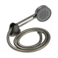 Смеситель для ванны ZEIN Z3839, однорычажный, душевой набор, лейка 5 режимов, графит