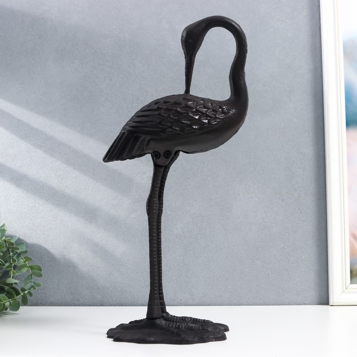 Сувенир чугун Сувенир чугун "Цапля" 40х20х15 см