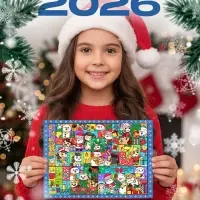 Тетрис «Новогоднее настроение», 44 детали