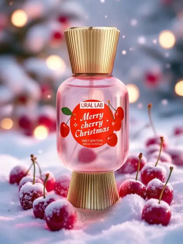 Мист парфюмированный для тела, аромат: рождественская вишня, 200 мл, URAL LAB
