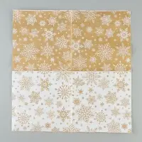 Салфетки новогодние бумажные &laquo;Снежное торжество&raquo;, 33&times;33, 3 слоя, 20 шт.