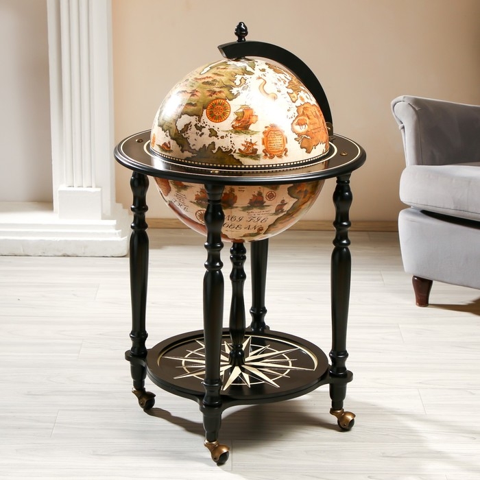 Глобус бар декоративный Глобус бар декоративный "Карта странника" 56,5х56,5х91,5 см