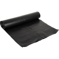 Мешки для мусора ПВД 120л 80мкм 10шт/рул черные 70x110см Luscan