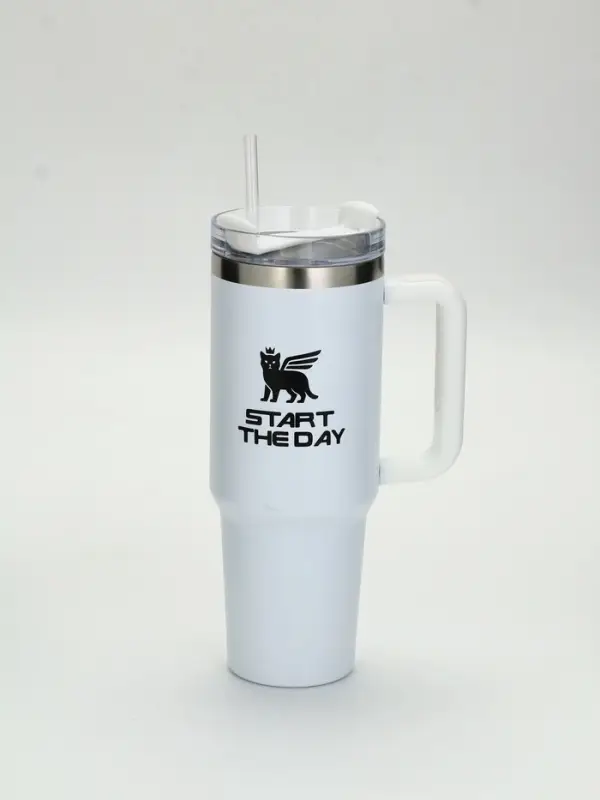 Термокружка 1200 мл, белая