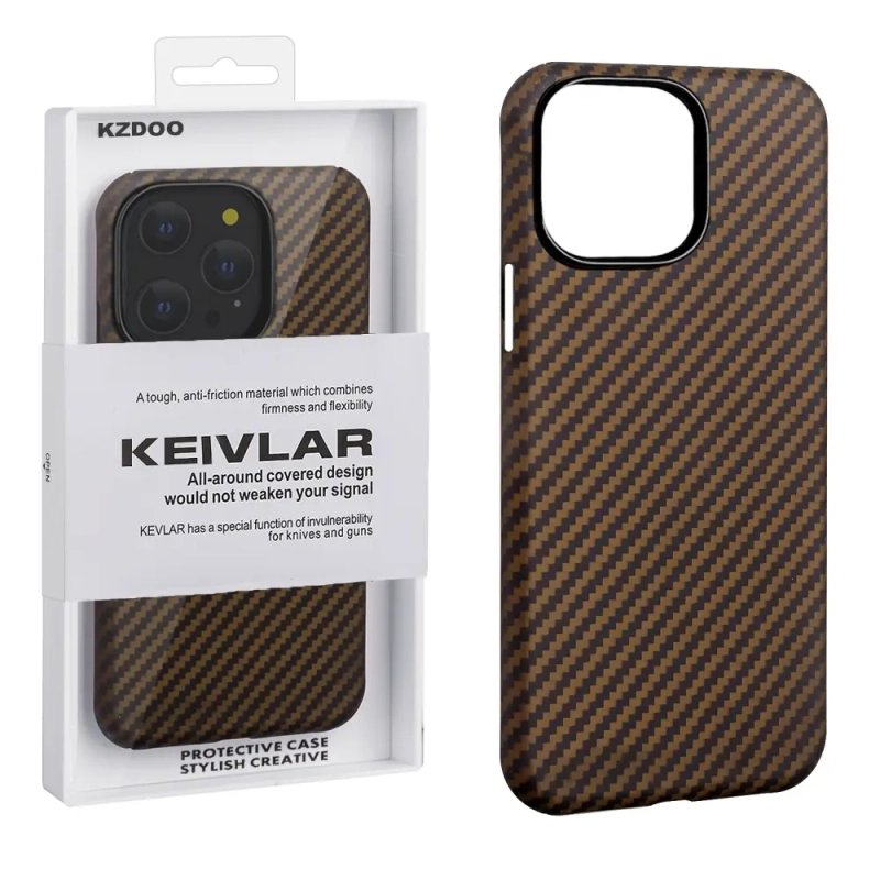 Чехол iPh 15 Pro Kevlar Brown K-DOO Чехол iPh 15 Pro Kevlar Brown K-DOO