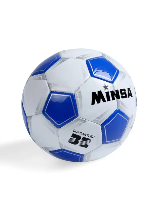 Футбольный мяч MINSA Classic, машинная сшивка, 32 панели, р. 5, TPU
