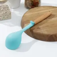 Половник Доляна «Лагуна», 29×8×3,5 см, цвет голубой Половник Доляна «Лагуна», 29×8×3,5 см, цвет голубой