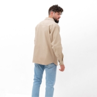 Рубашка мужская MIST oversize размер 50, молочный