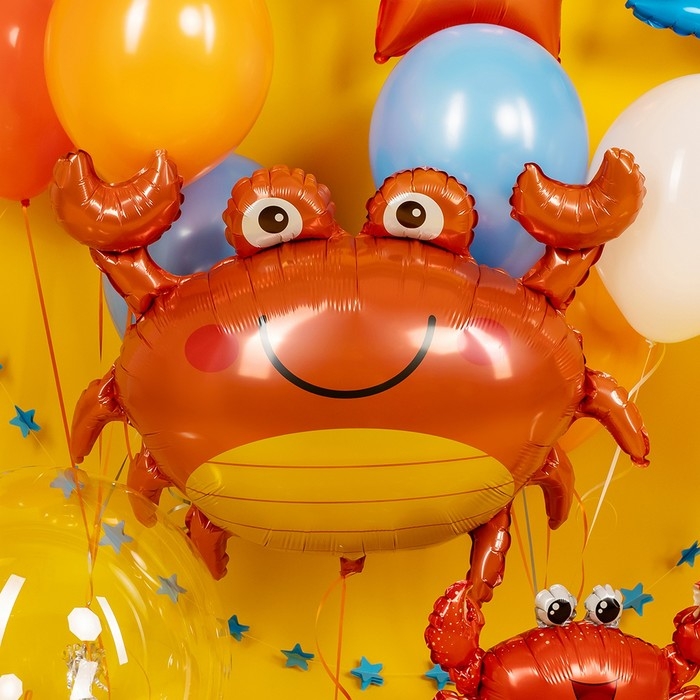 Шар фольгированный 36 Шар фольгированный 36" «Морской краб», фигура