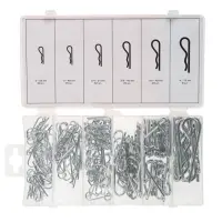 Набор шплинтов с фиксацией ТУНДРА krep, 150 предметов