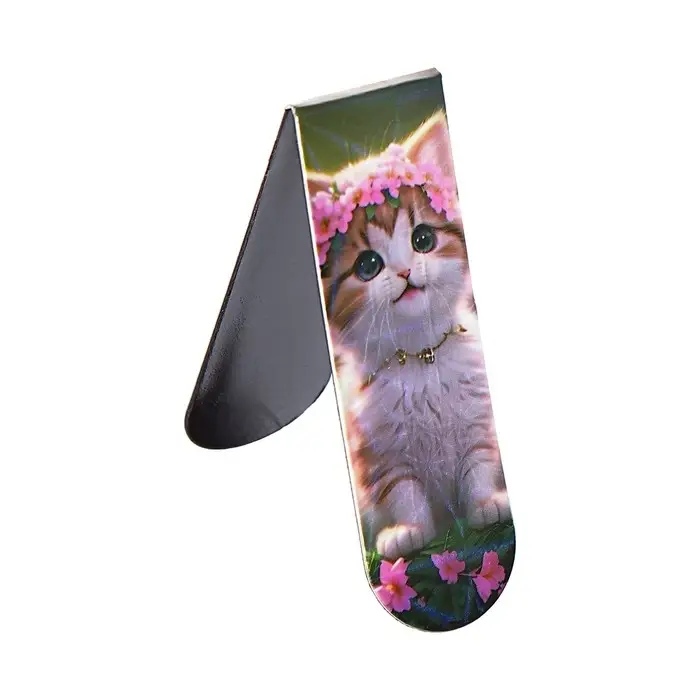 Набор магнитных закладок для книг Calligrata 6 штук, Набор магнитных закладок для книг Calligrata 6 штук, "Котята", МИКС