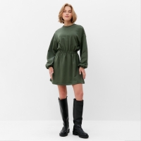 Платье женское MINAKU: Casual Collection цвет хаки, р-р 48