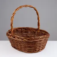 Набор корзин, 3 шт, 50х40х17/46 см, 41х31х14/38 см, 32х22х11/30 см, лоза