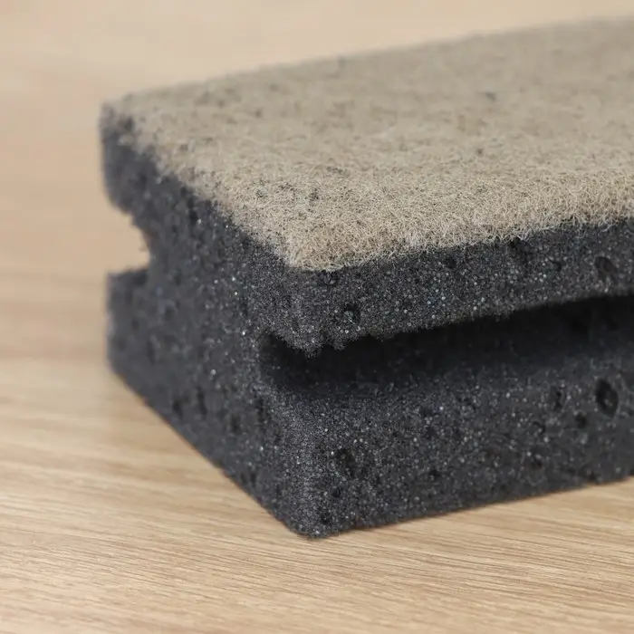 Губка бытовая с чистящим слоем Raccoon «Лофт», 1 шт, 15×7×4,5 см, профильная, крупонопористый поролон Губка бытовая с чистящим слоем Raccoon «Лофт», 1 шт, 15×7×4,5 см, профильная, крупонопористый поролон