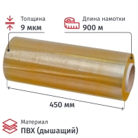 Пленка пищевая Пленка пищ. ПВХ 9-450-900 CLARITY H 4,59кг 518235