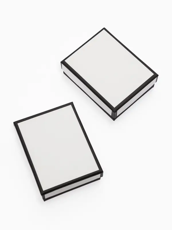 Коробочка подарочная под набор  Коробочка подарочная под набор "Стиль", 7*9 см, цвет чёрно-белый