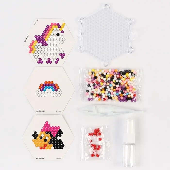 Мозаика 3 в 1 &laquo;Единорог и Минни Маус&raquo;, аквамозаика, термомозаика и мозаика из EVA, 4+