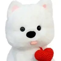 Мягкая игрушка "Собачка. С любовью" 25 см