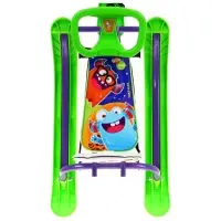Снегокат &laquo;Twiny1+&raquo; с монстриками, со спинкой, зелёный, фиолетовый, TW1+/МН Nika Kids
