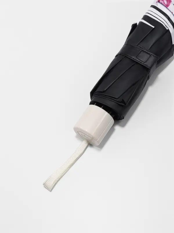 Зонт механический The flower, эпонж, 4 сложения, 8 спиц, R=48/56 см, d=96 см, МИКС