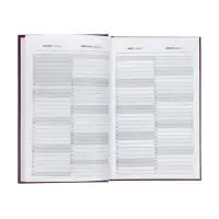 Ежедневник датир 2026г А5 168л б/вин, Бордо Ежедневник датир 2026г А5 168л б/вин, Бордо