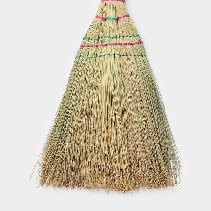 Веник 3-х лучевой 3-х прошивной «Сорго», 380 гр, 85 см