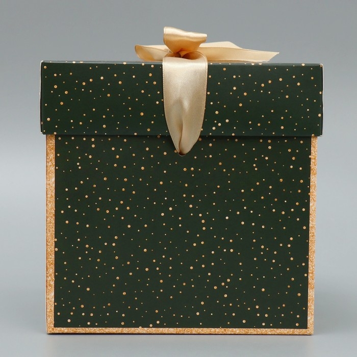 Коробка подарочная новогодняя складная «Зима подарит чудеса», 15 х 15 х 15 см, Новый год Коробка подарочная новогодняя складная «Зима подарит чудеса», 15 х 15 х 15 см, Новый год