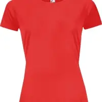 Футболка женская Sporty Women 140 красная, размер M