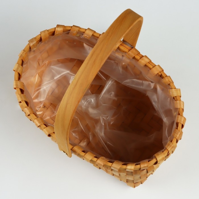 Корзина плетеная, 24 x 16,5 x 12/27 см, секвойя Корзина плетеная, 24 x 16,5 x 12/27 см, секвойя