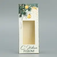 Коробка складная «Новогодняя ель», 6 х 14.5 х 3.5 см