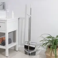 Щётка для пола Raccoon: совок 28&times;27&times;89 см, щётка 23&times;94 см, белая