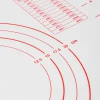 VETTA Коврик для раскатки теста с разметкой, 40x30см, силикон