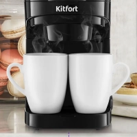 Электрическая капельная кофеварка 450Вт 0.25л KT-764 Электрическая капельная кофеварка 450Вт 0.25л KT-764
