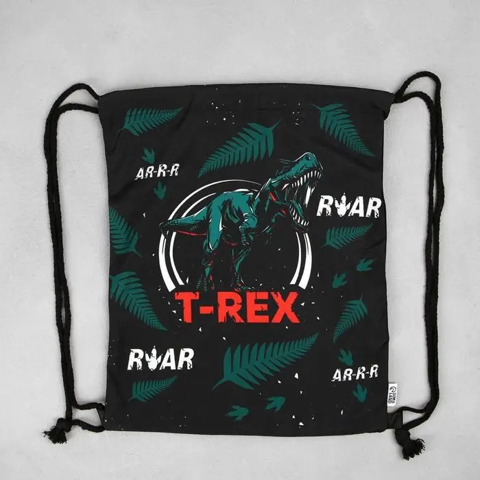 Мешок для обуви, T-REX, (текстиль) 41×34 см Мешок для обуви, T-REX, (текстиль) 41×34 см