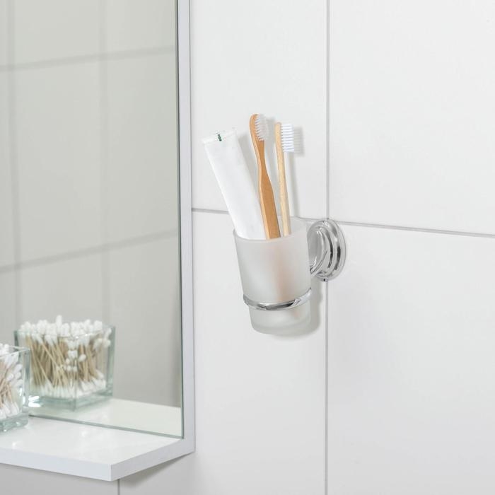 Стакан стеклянный матовый Штольц Stölz «Шарм», с держателем Стакан стеклянный матовый Штольц Stölz «Шарм», с держателем