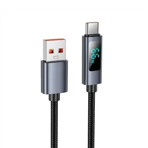 Кабель X112 HOCO USB на Type-C 1M 5A черный