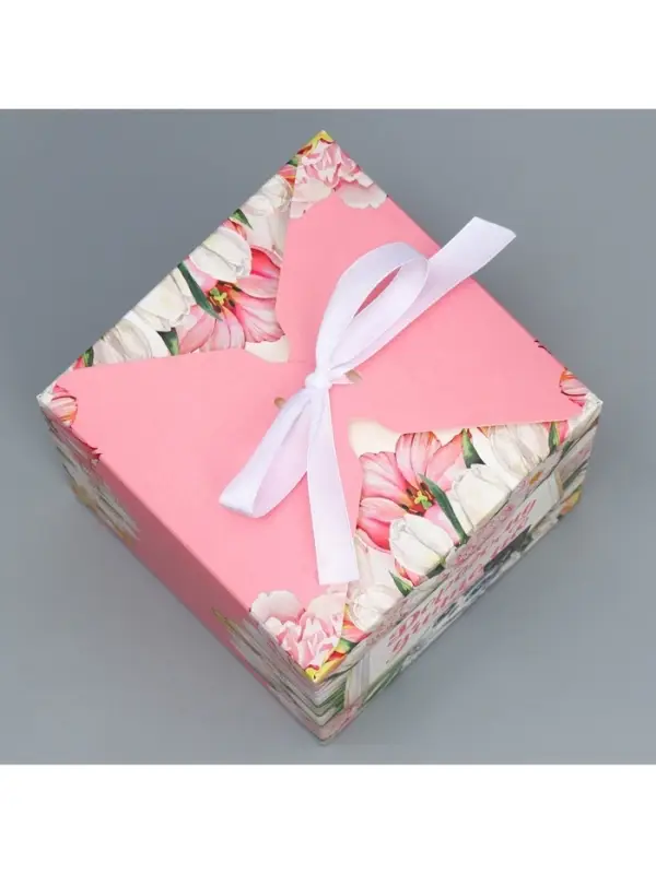 Коробка подарочная складная, упаковка, «Учителю», 12 х 12 х 12 см Коробка подарочная складная, упаковка, «Учителю», 12 х 12 х 12 см