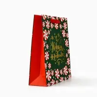 Пакет подарочный новогодний ламинированный &laquo;Новогодние чудеса&raquo;, тиснение, M 30&times;26&times;9 см