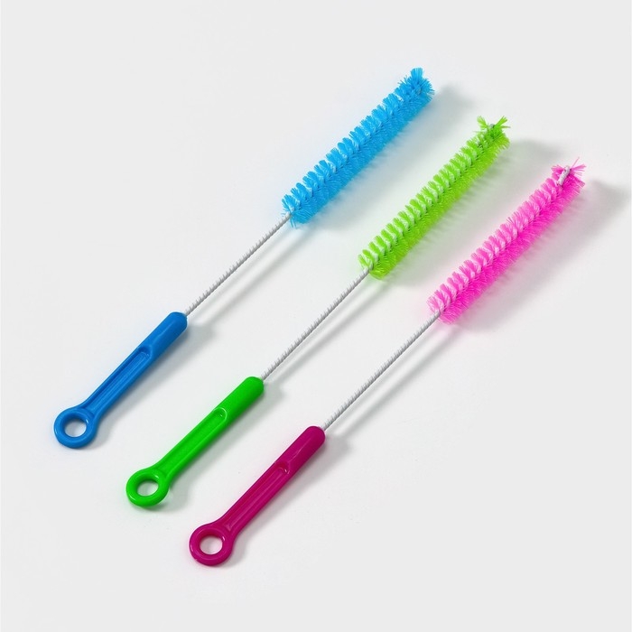 Ёршик для посуды Доляна, 2×34 см, цвет МИКС Ёршик для посуды Доляна, 2×34 см, цвет МИКС