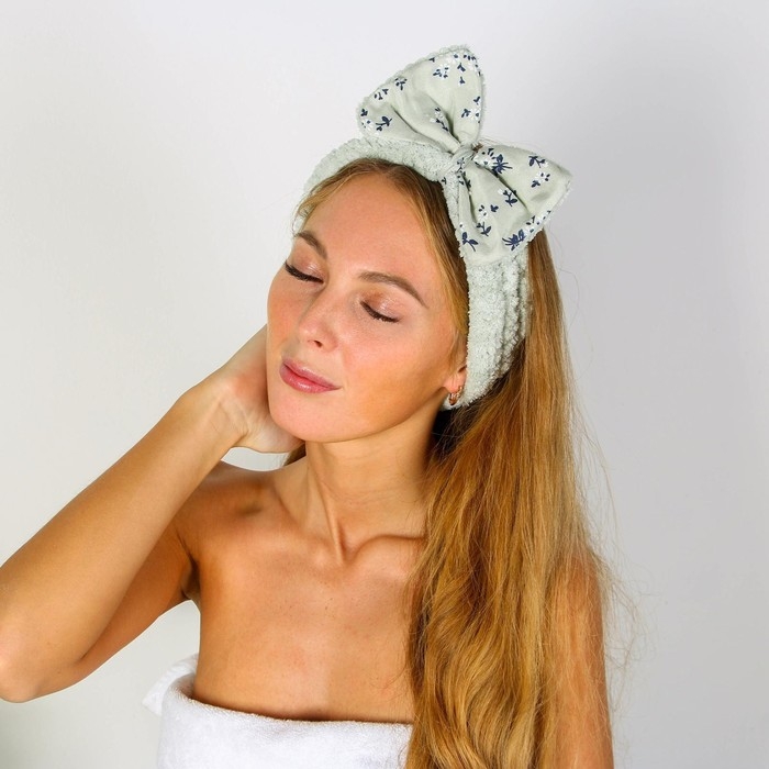 Повязка для умывания Доляна «Ретро», цвет МИКС Повязка для умывания Доляна «Ретро», цвет МИКС