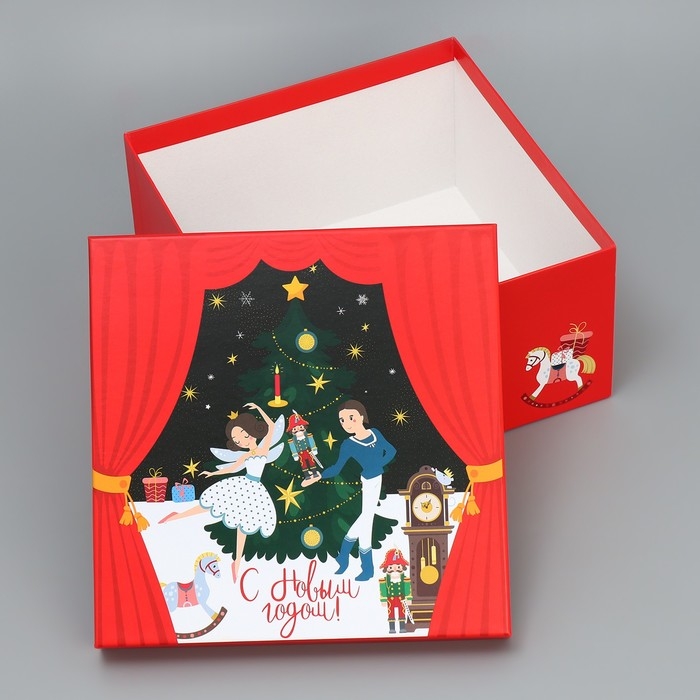 Набор подарочных коробок 10 в 1 «Щелкунчик», 10 х 10 х 6 – 28 х 28 х 15 см, Новый год Набор подарочных коробок 10 в 1 «Щелкунчик», 10 х 10 х 6 – 28 х 28 х 15 см, Новый год