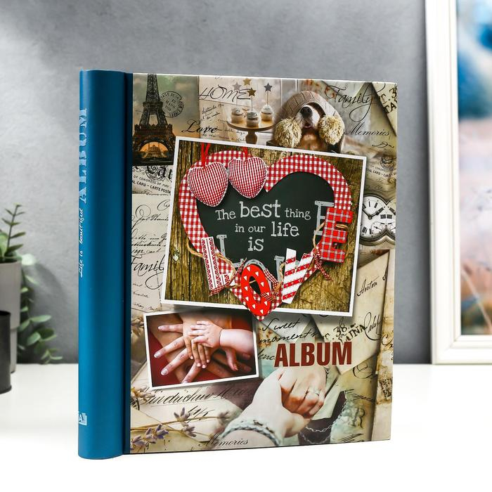 Фотоальбом магнитный 30 листов Фотоальбом магнитный 30 листов "Тепло семьи"