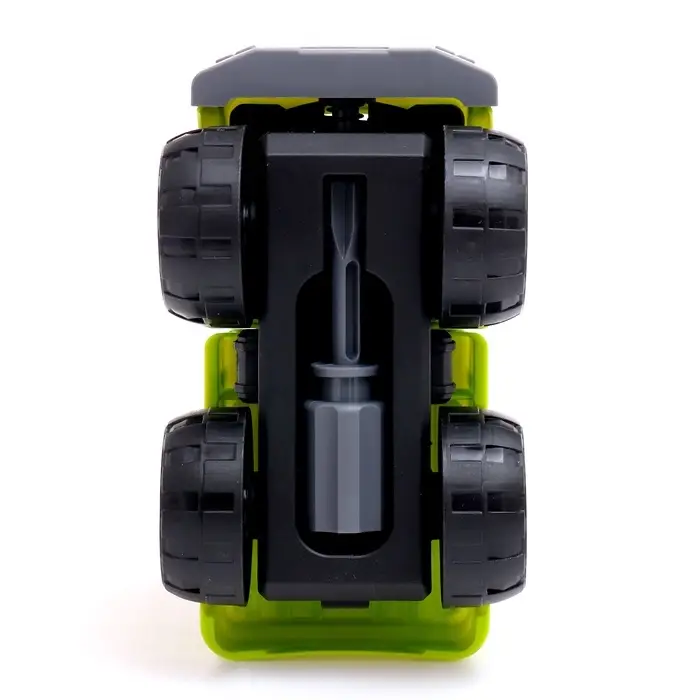 Конструктор винтовой &laquo;Фермерский транспорт&raquo;, набор 2 штуки, с отвёрткой, 55 деталей