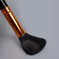 Набор кистей для макияжа SMOKY, 7 шт., чехол на молнии, чёрный