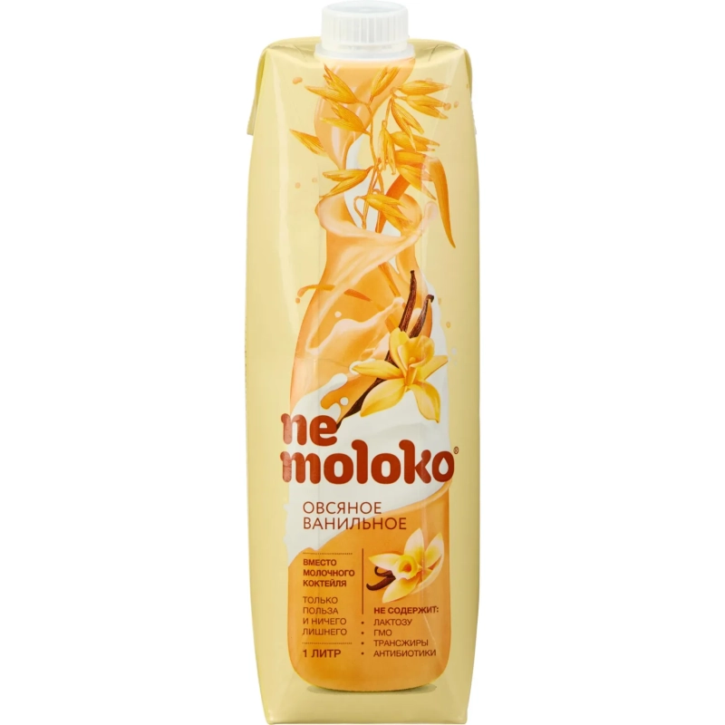 Напиток растительный&nbsp;Nemoloko Ванильный овсяный 1л
