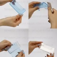 Подставка под серьги, кольцо, 4×4×9 см, толщина 1.5 мм, цвет белый, В ЗАЩИТНОЙ ПЛЁНКЕ