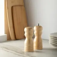 VETTA Набор для специй 2пр. мельница 14см + солонка 13см, дерево, P6 9905SP