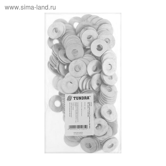 Шайба ТУНДРА, кузовная, увеличенная, DIN 9021, оцинкованная, М8, 1 кг